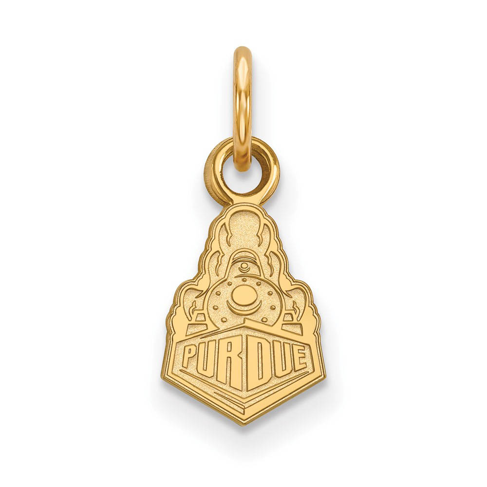 14k Gold Plated Silver Purdue (Tiny) Logo Charm or Pendant