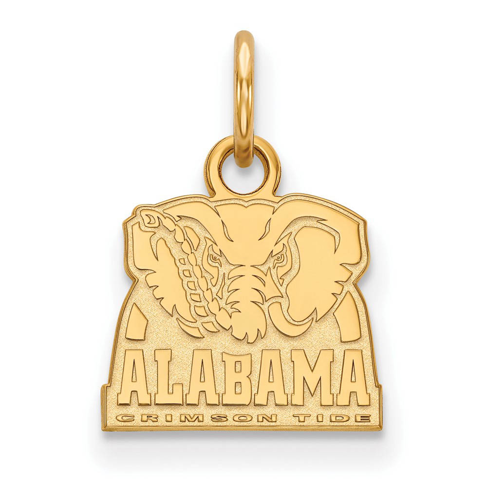 14k Gold Plated Silver U. of Alabama (Tiny) Charm or Pendant