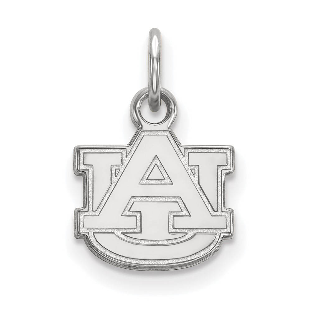 Sterling Silver Auburn U (Tiny) 'AU' Charm or Pendant