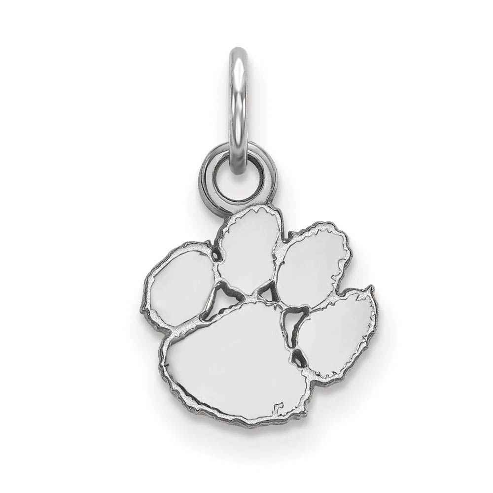 Sterling Silver Clemson U (Tiny) Charm or Pendant