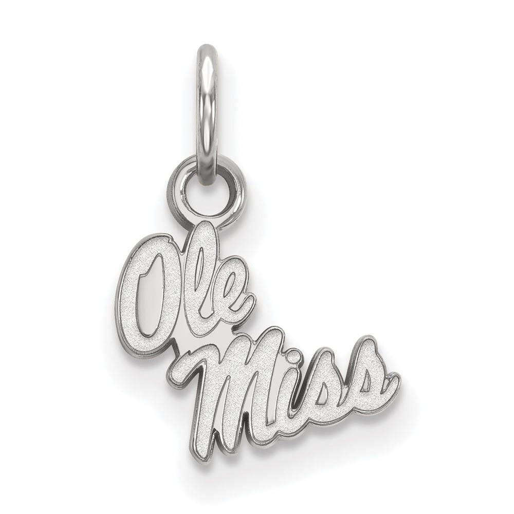 Sterling Silver U. of Mississippi (Tiny) Charm or Pendant
