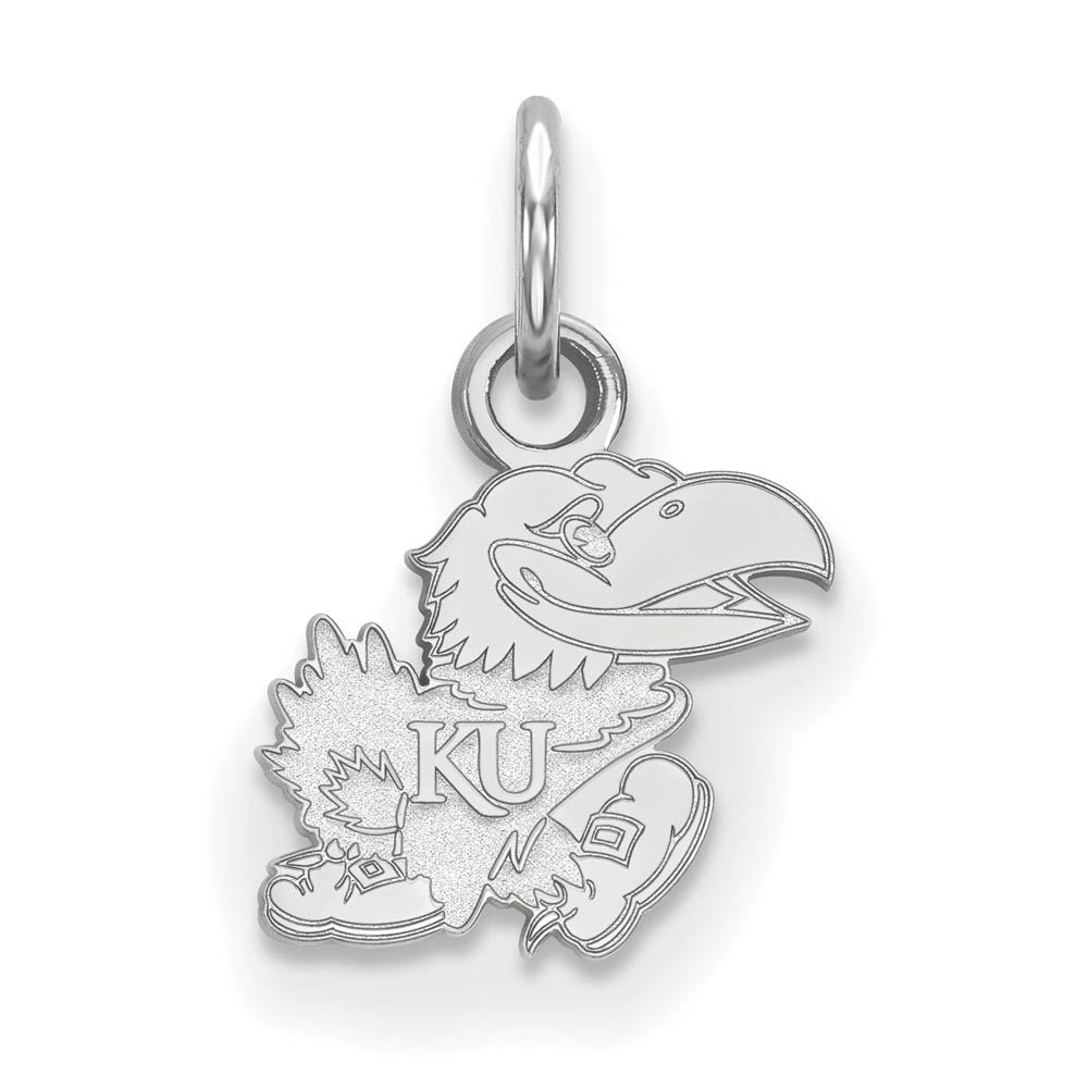 Sterling Silver U. of Kansas (Tiny) Charm or Pendant