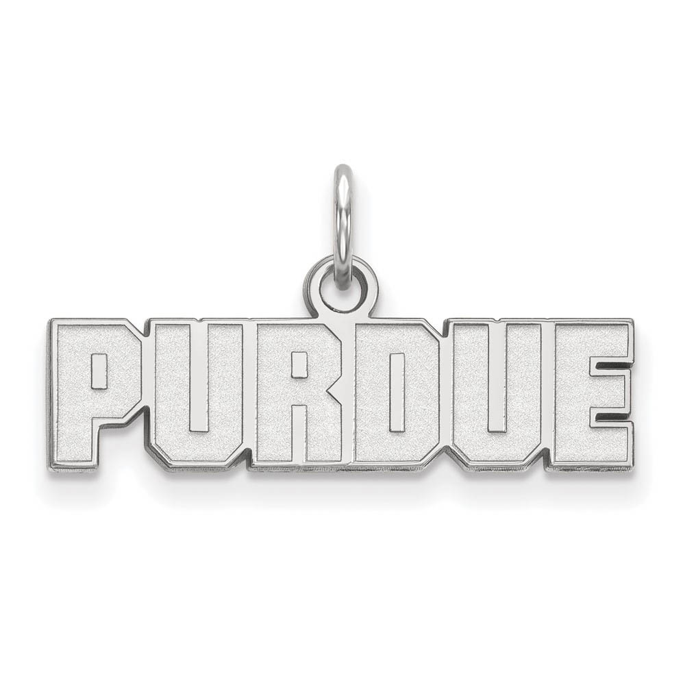 Sterling Silver Purdue Script Charm or Pendant