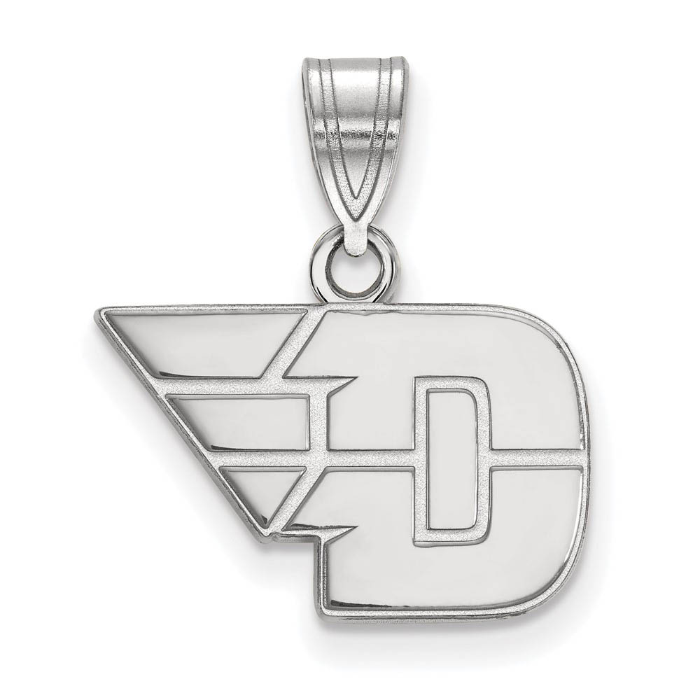 10k White Gold U of Dayton Pendant