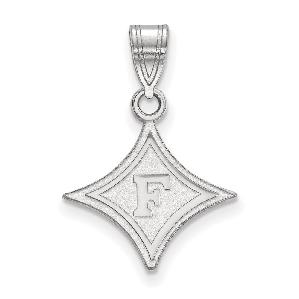 10k White Gold Furman U Rhombus Pendant