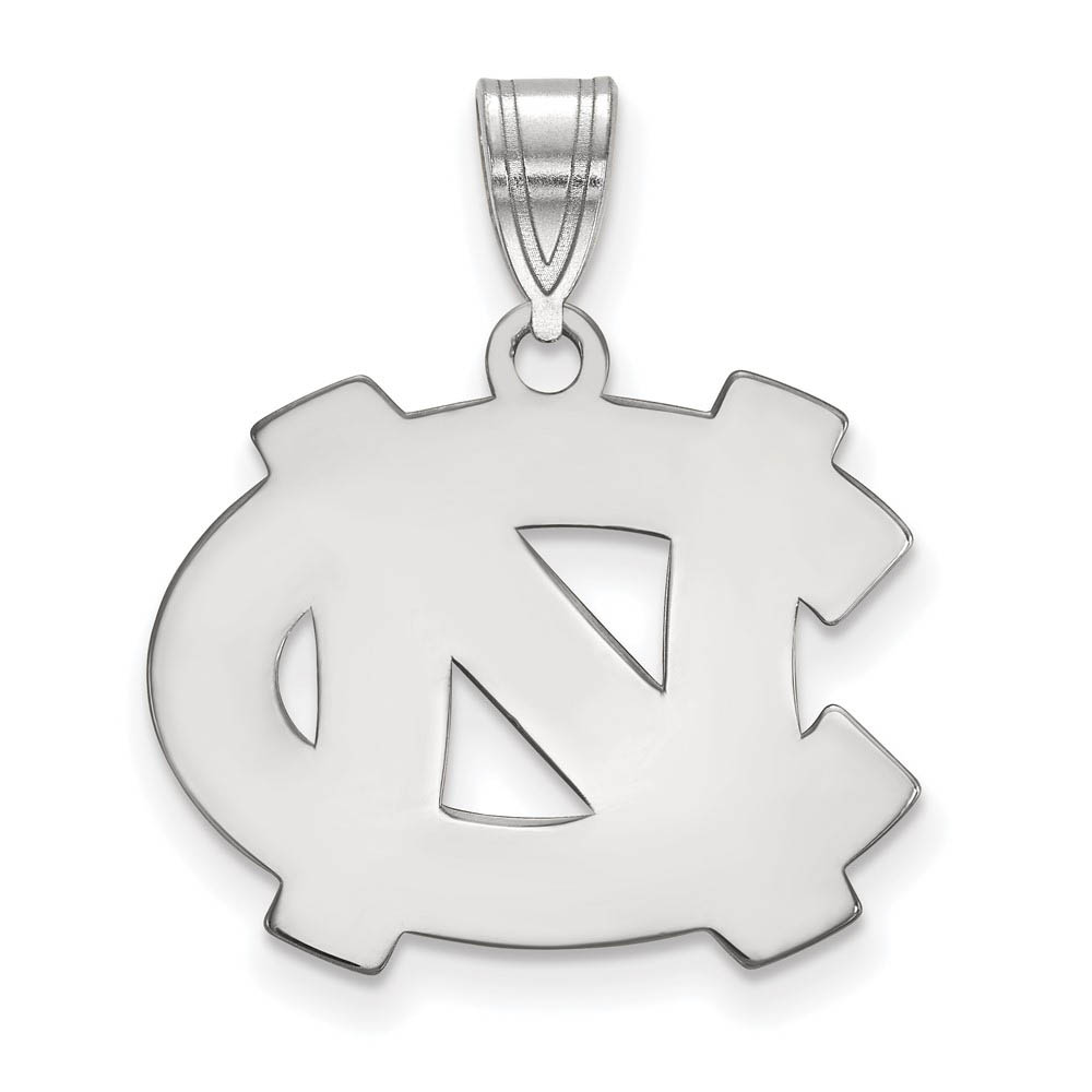 10k White Gold North Carolina 'NC' Pendant