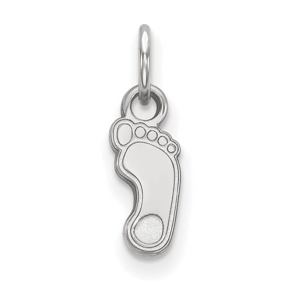 10k White Gold North Carolina (Tiny) Charm or Pendant