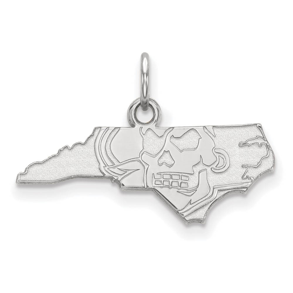 10k White Gold East Carolina U (Tiny) Charm or Pendant