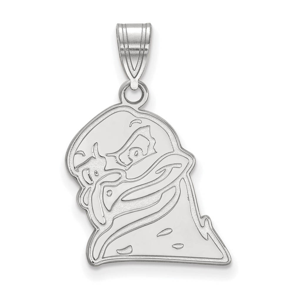 10k White Gold Virginia Tech Mascot Pendant