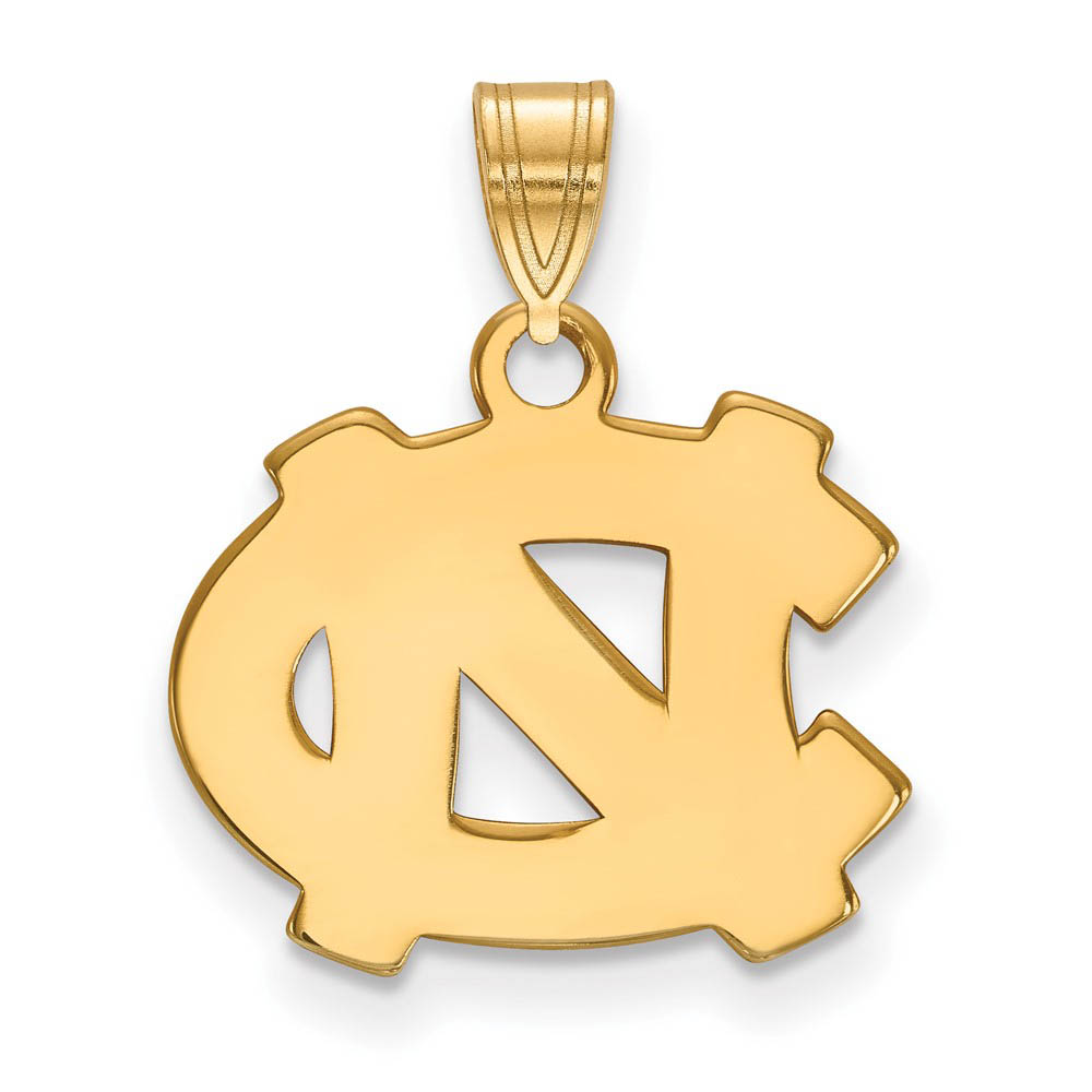 10k Yellow Gold North Carolina 'NC' Pendant