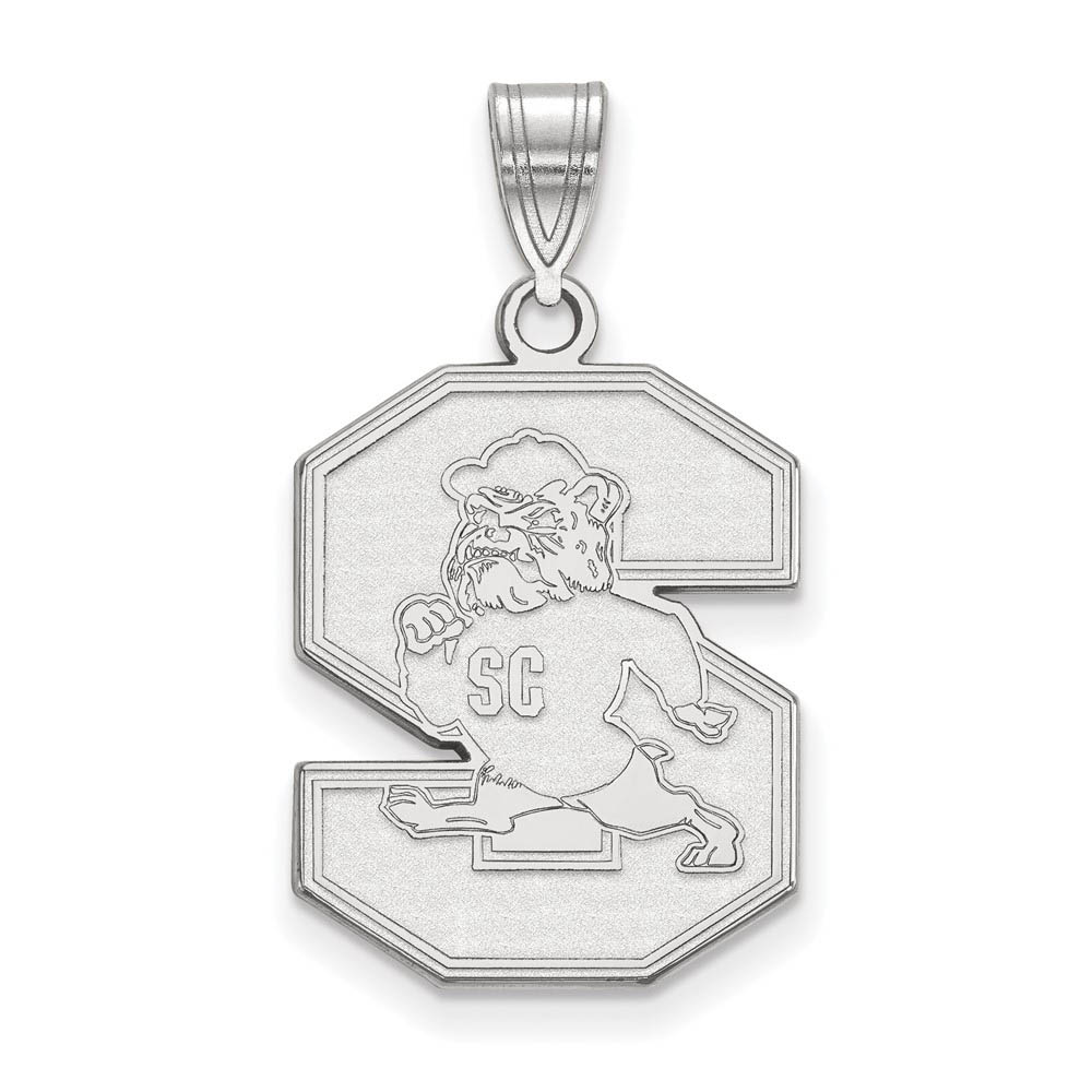 14k White Gold South Carolina State Pendant
