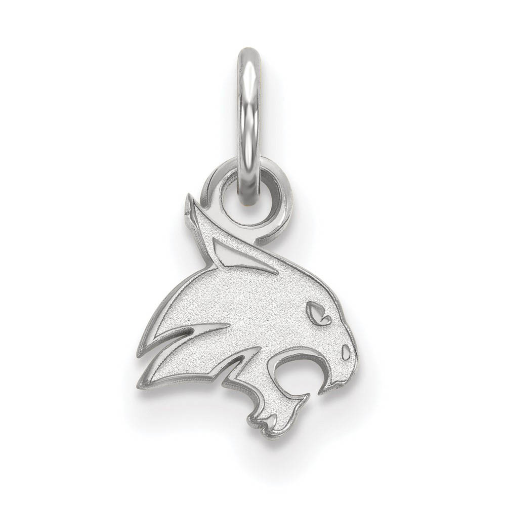 14k White Gold Texas State (Tiny) Charm or Pendant