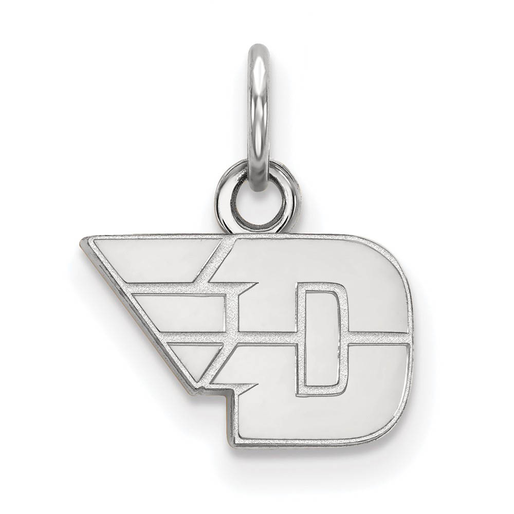 14k White Gold U of Dayton (Tiny) Charm or Pendant