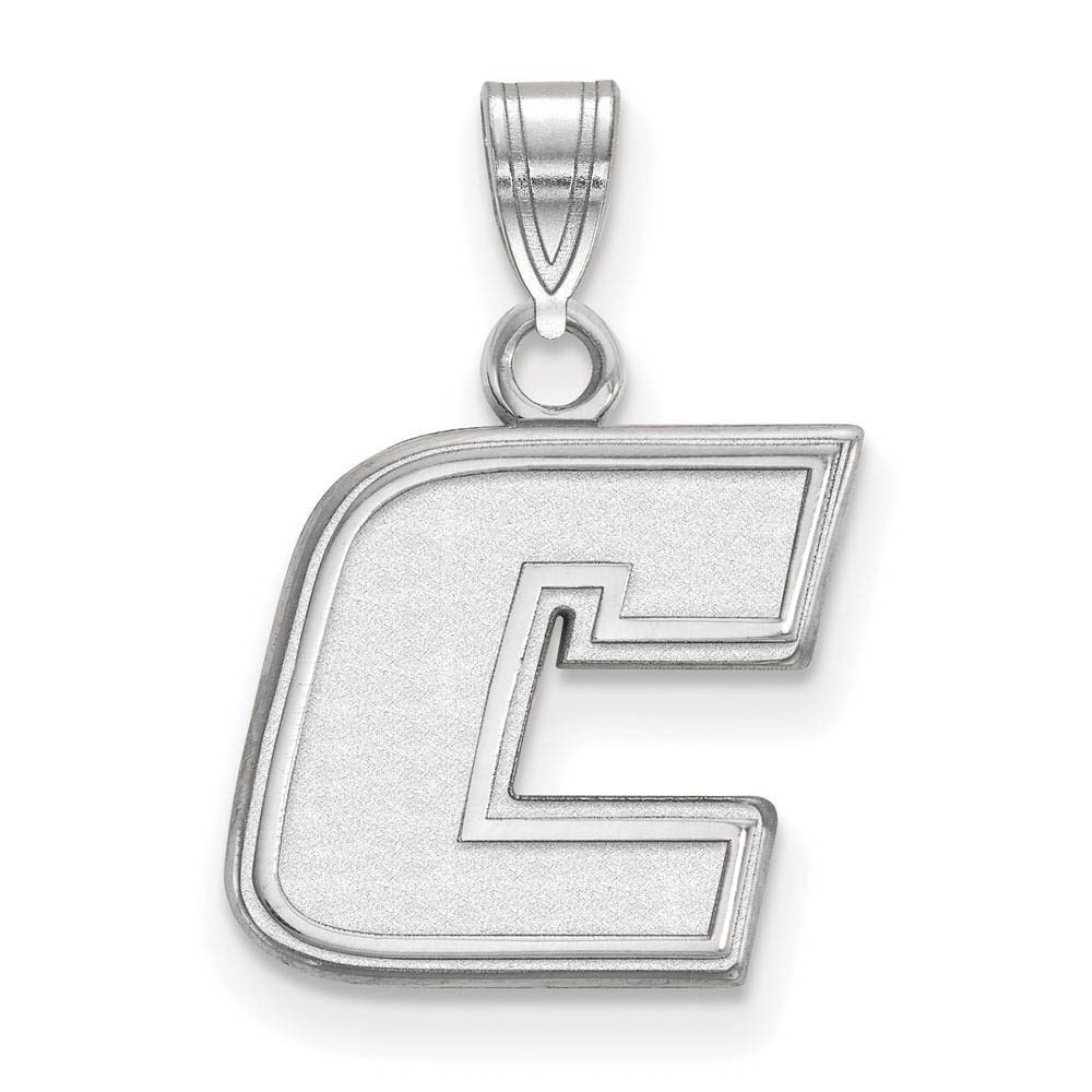 14k White Gold U. of Tennessee at Chattanooga Initial C Pendant