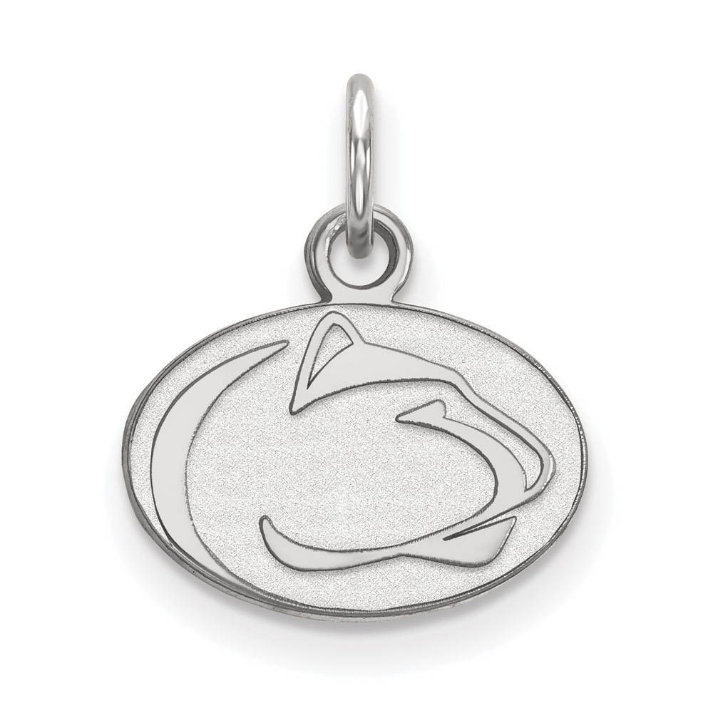 14k White Gold Penn State (Tiny) Charm or Pendant