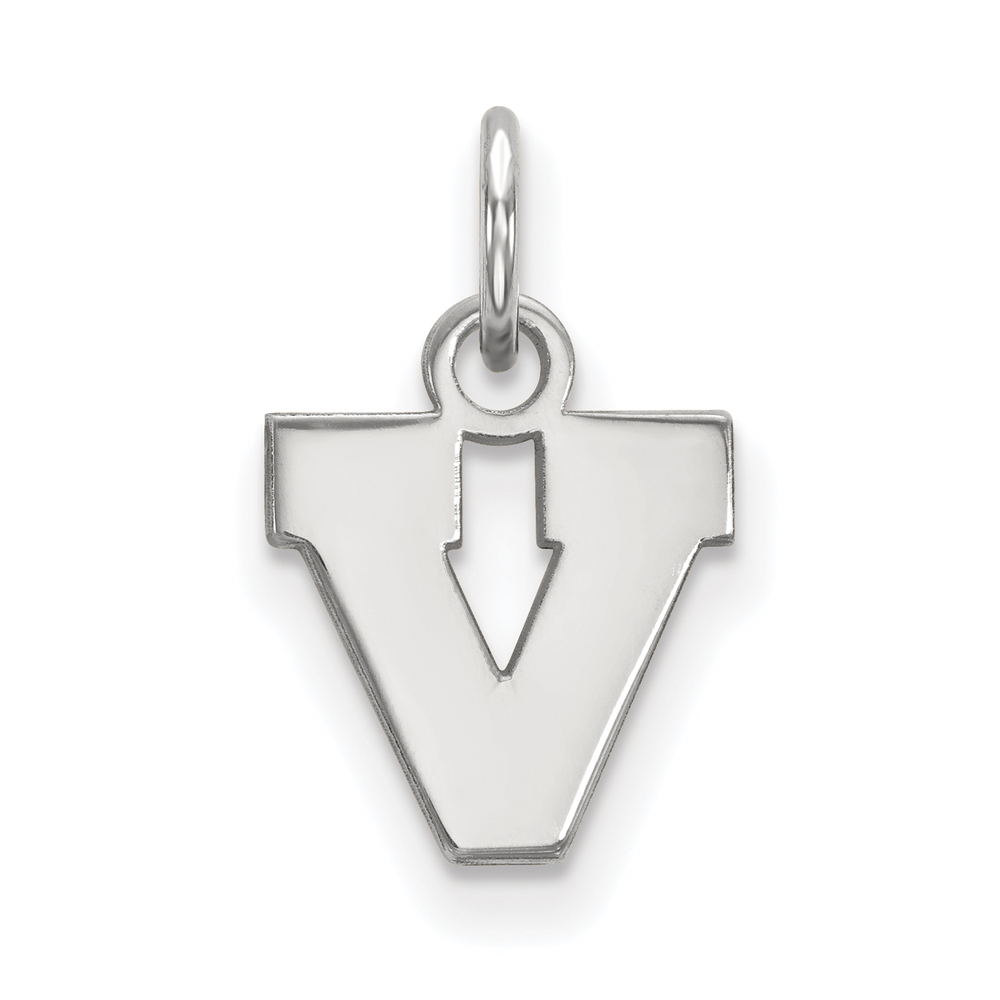 14k White Gold U. of Virginia (Tiny) Charm or Pendant