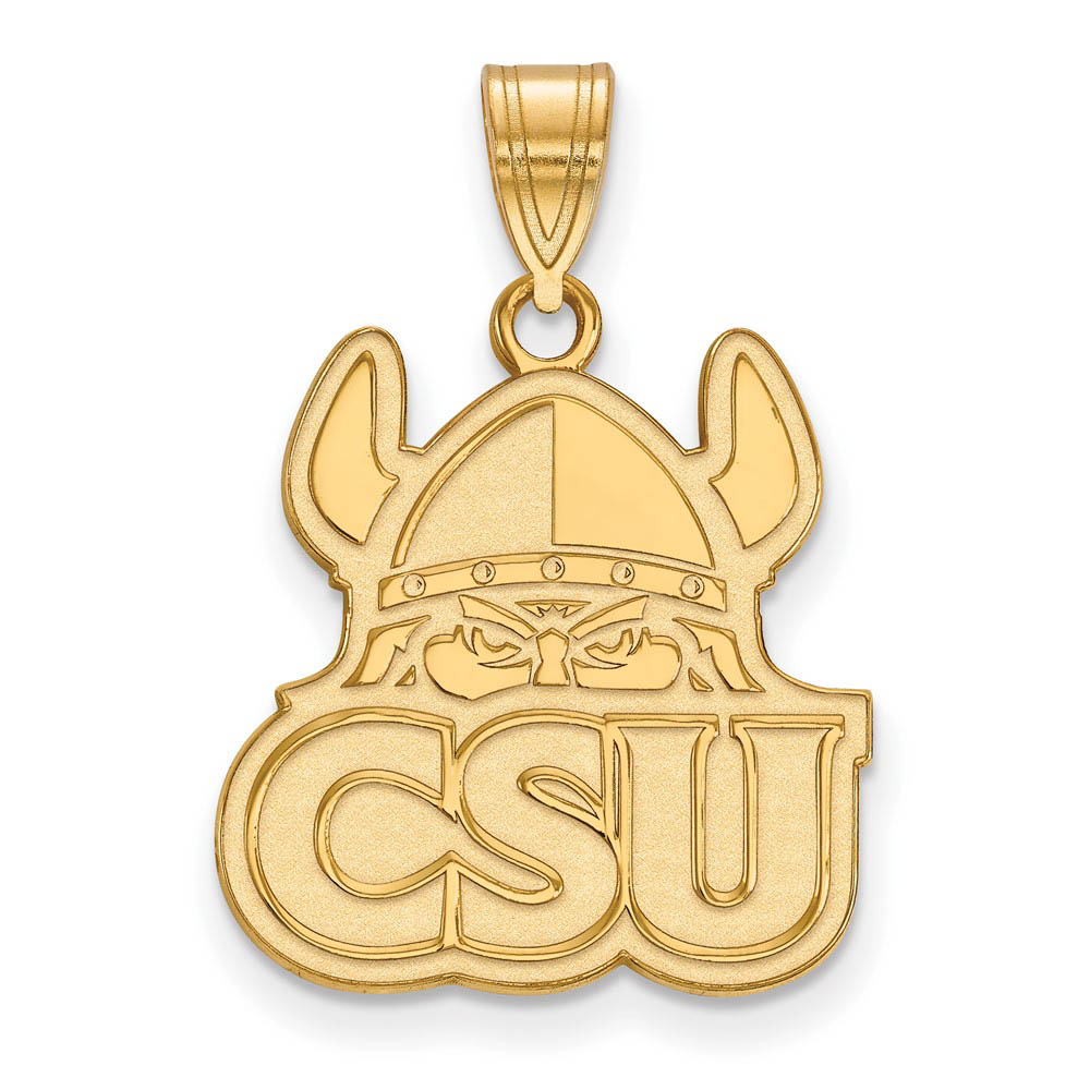 14k Gold Plated Silver Cleveland State Pendant