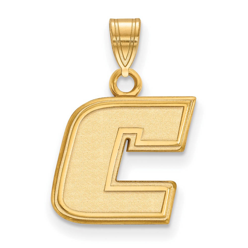 14k Gold Plate Silver U of Tennessee Chattanooga SM Initial C Pendant