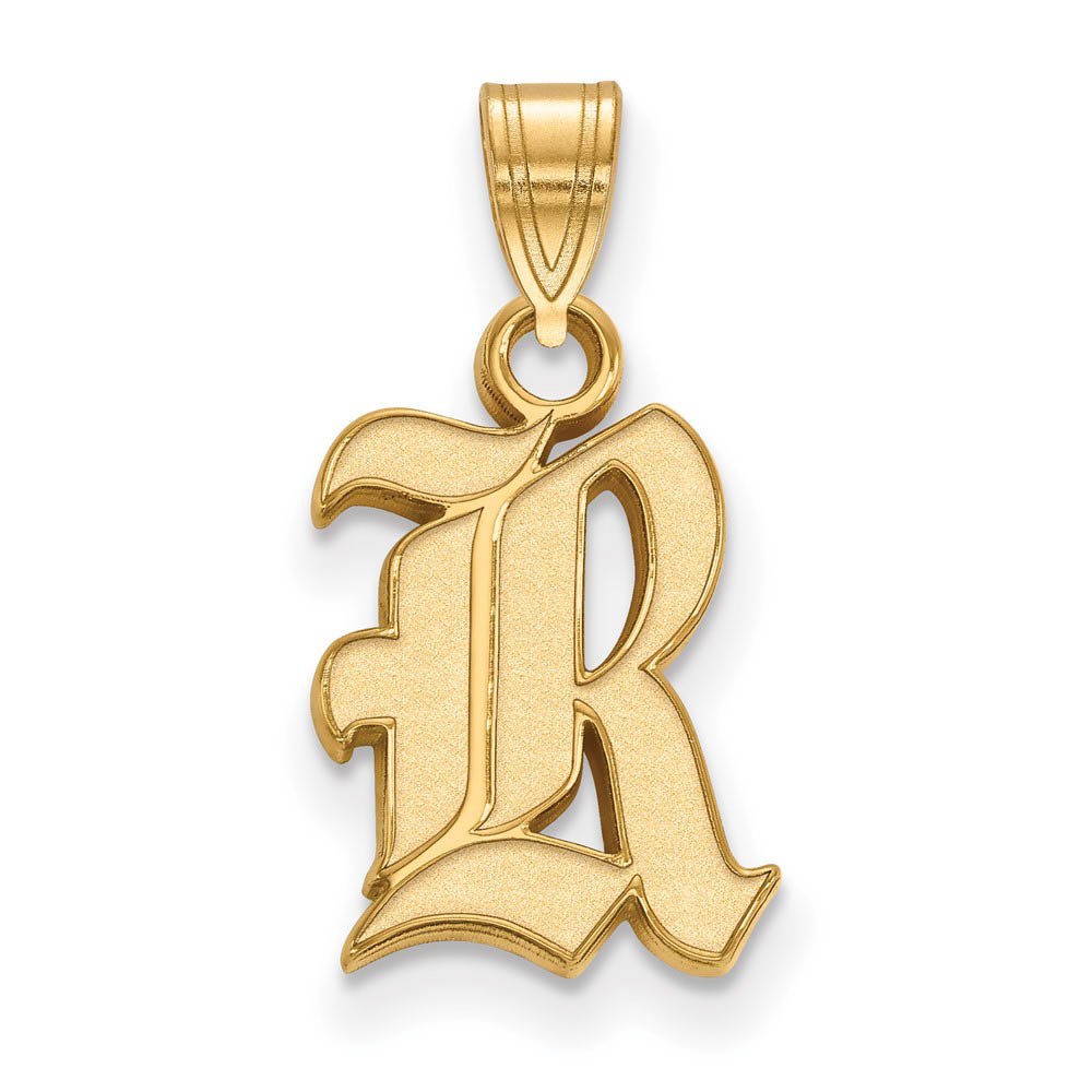 14k Gold Plated Silver Rice U. 'R' Pendant