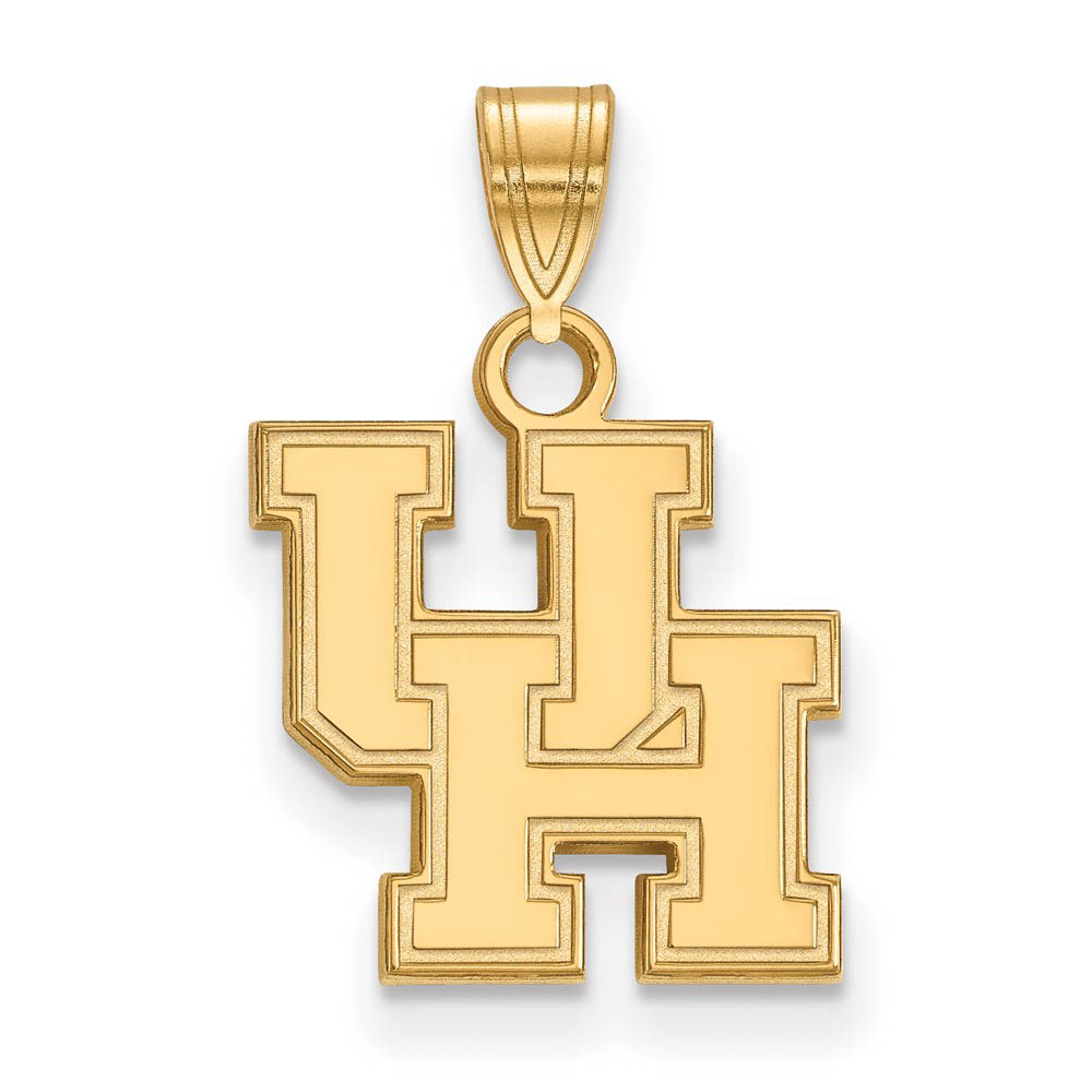 14k Gold Plated Silver U. of Houston Pendant