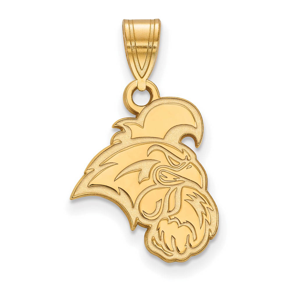 14k Gold Plated Silver Coastal Carolina U Pendant