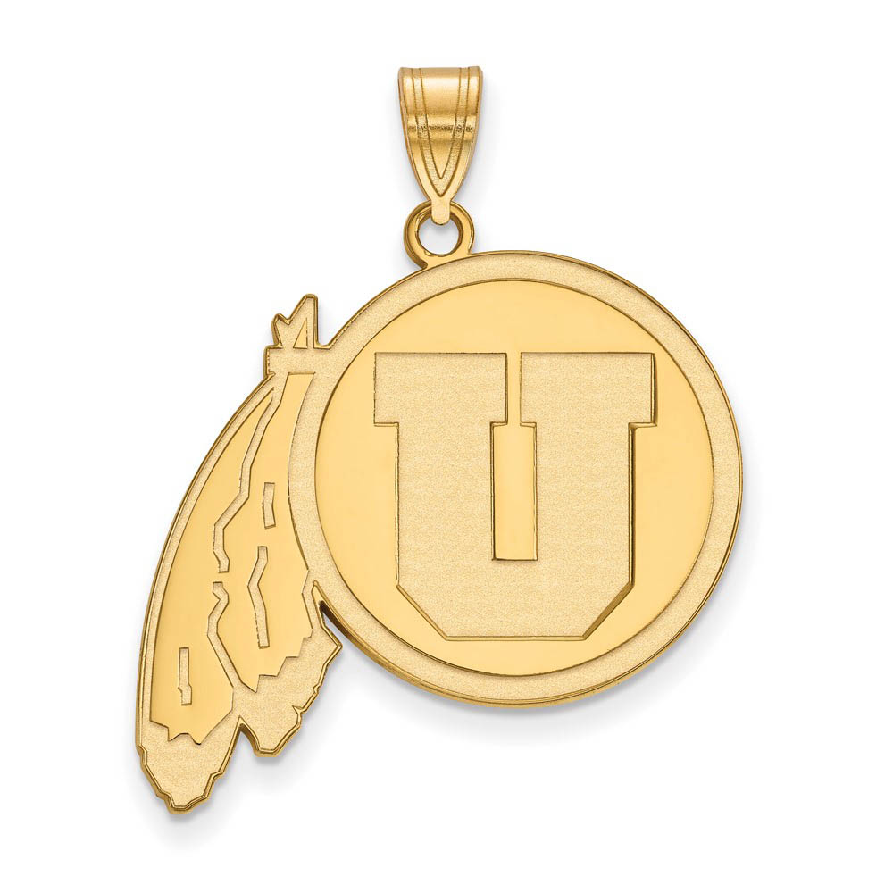 14k Gold Plated Silver U. of Utah Pendant