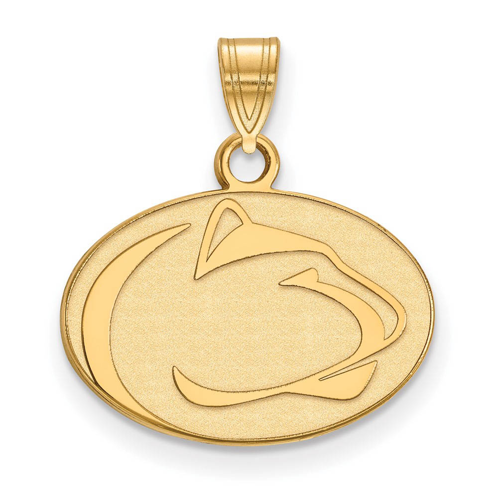 14k Gold Plated Silver Penn State Pendant