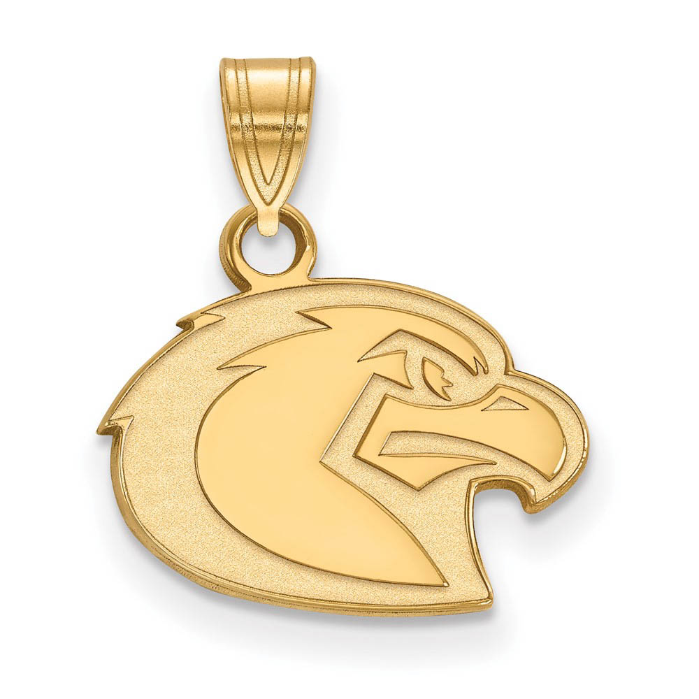 14k Gold Plated Silver Marquette U Pendant