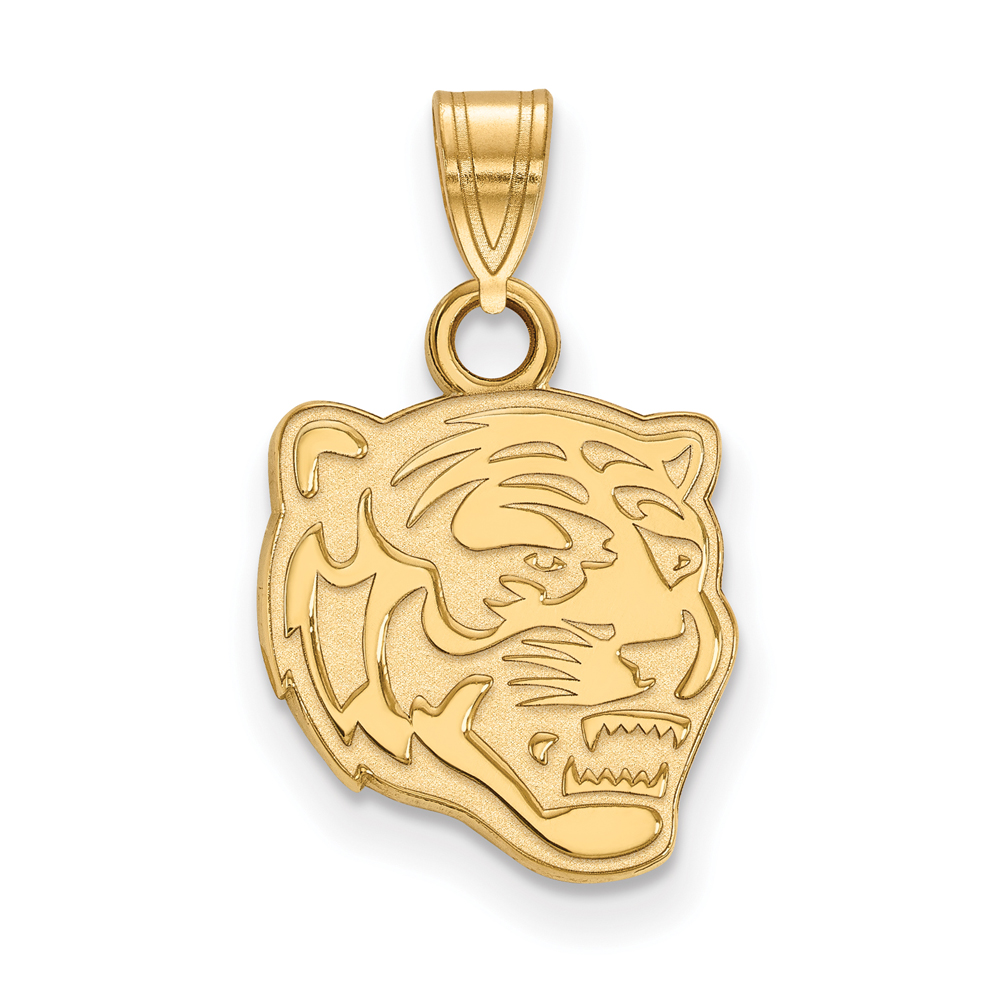 14k Gold Plated Silver U. of Memphis Mascot Pendant