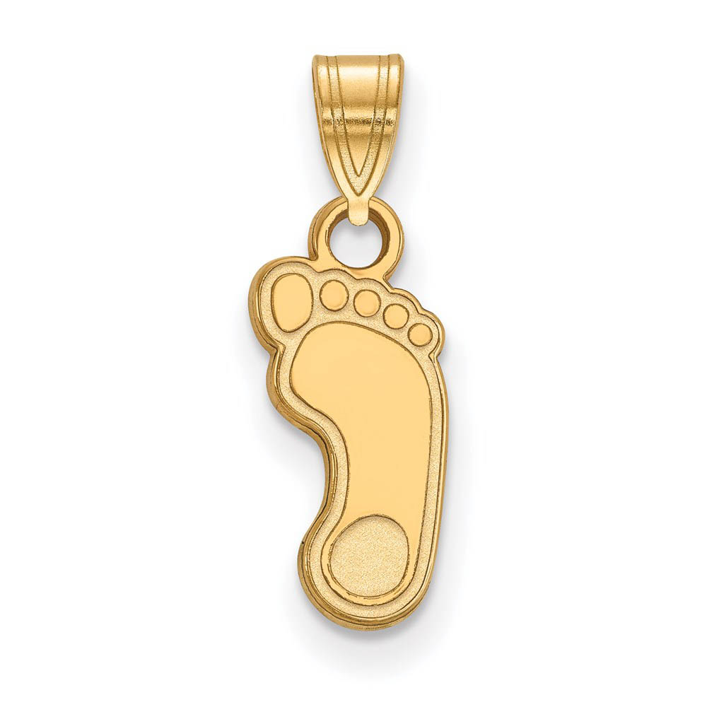14k Gold Plated Silver North Carolina Tar Heels Pendant