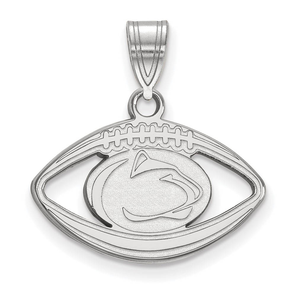 Sterling Silver Penn State Football Pendant