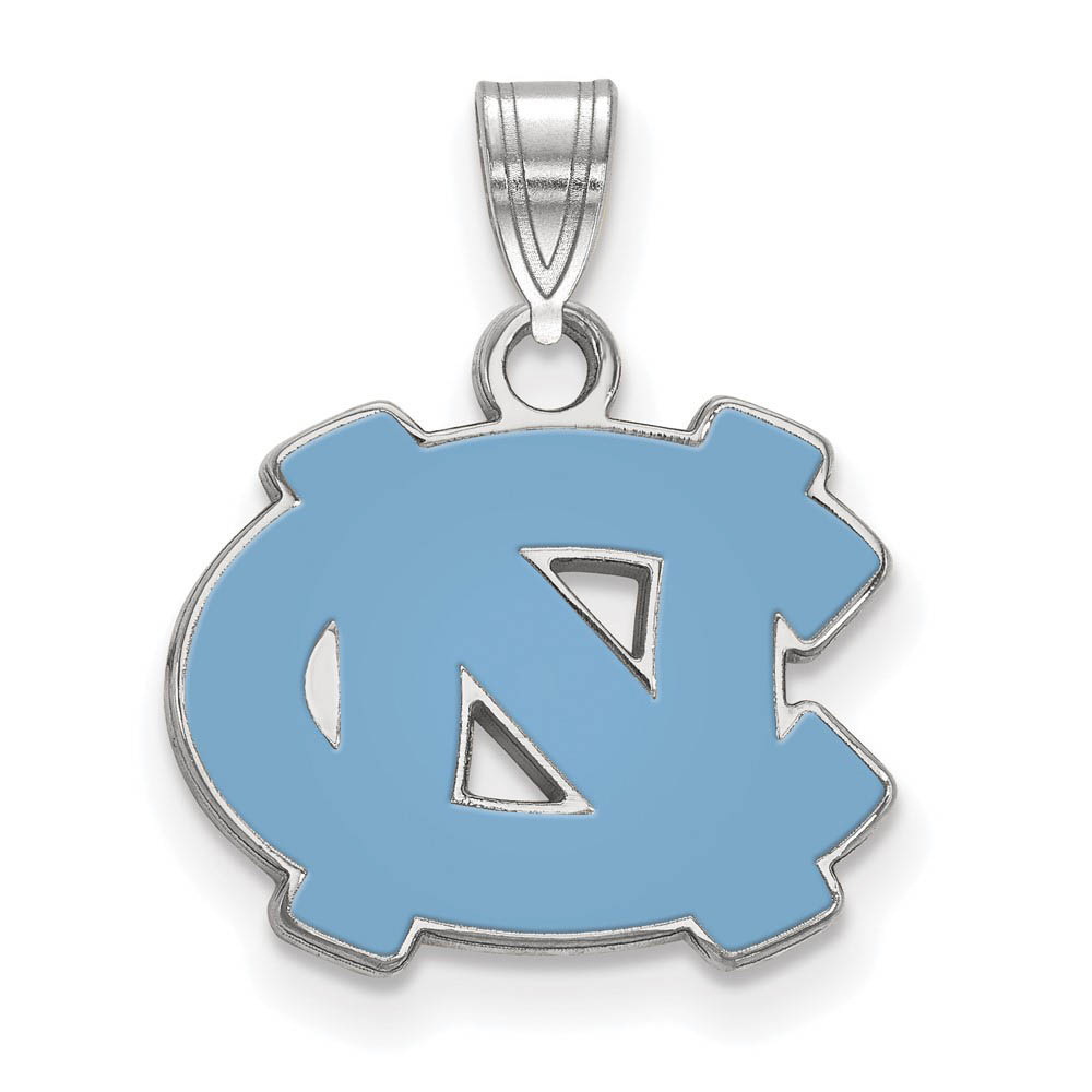 Sterling Silver North Carolina Enamel Pendant