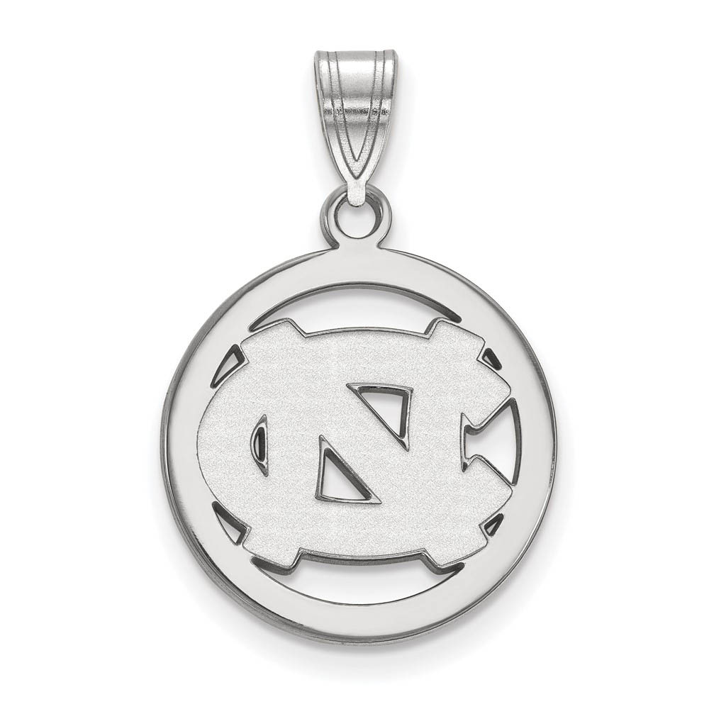 Sterling Silver North Carolina Circle Pendant