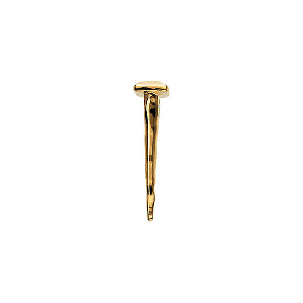 14k Yellow Gold 3D Religious Nail Slide Pendant