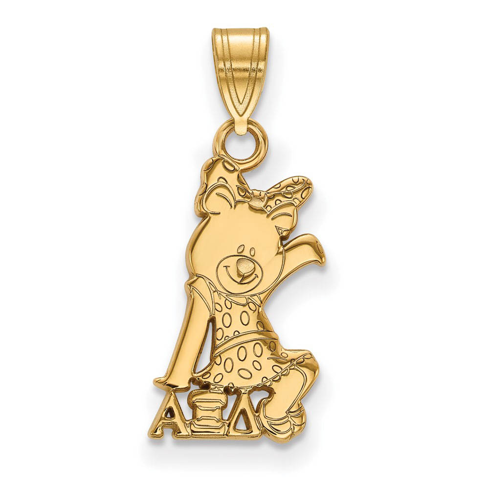 14K Plated Silver Alpha Xi Delta Pendant
