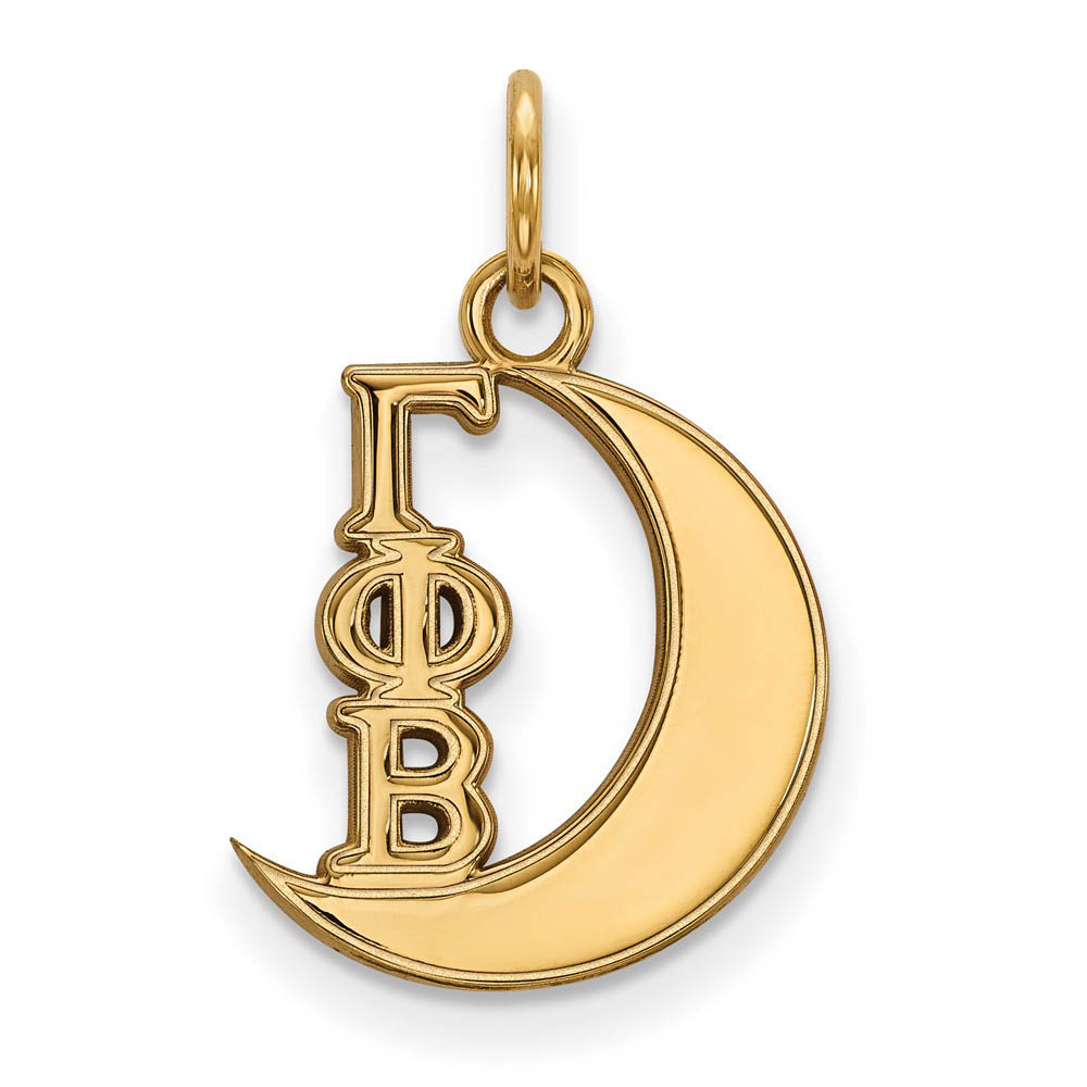 14K Gold Plated Silver Gamma Phi Beta (Tiny) Charm or Pendant