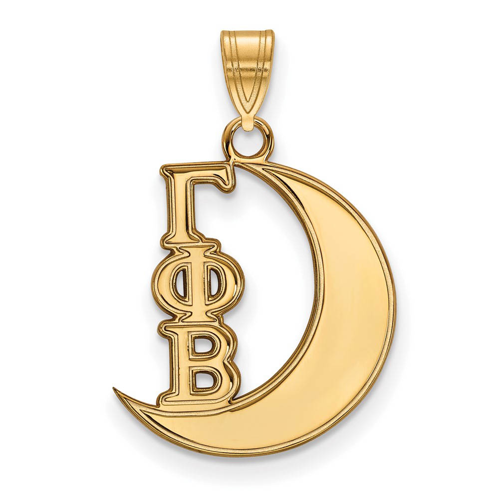 14K Plated Silver Gamma Phi Beta Pendant