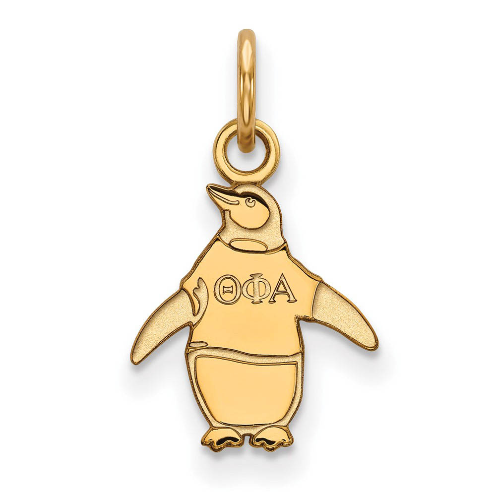 14K Gold Plated Silver Theta Phi Alpha (Tiny) Charm or Pendant