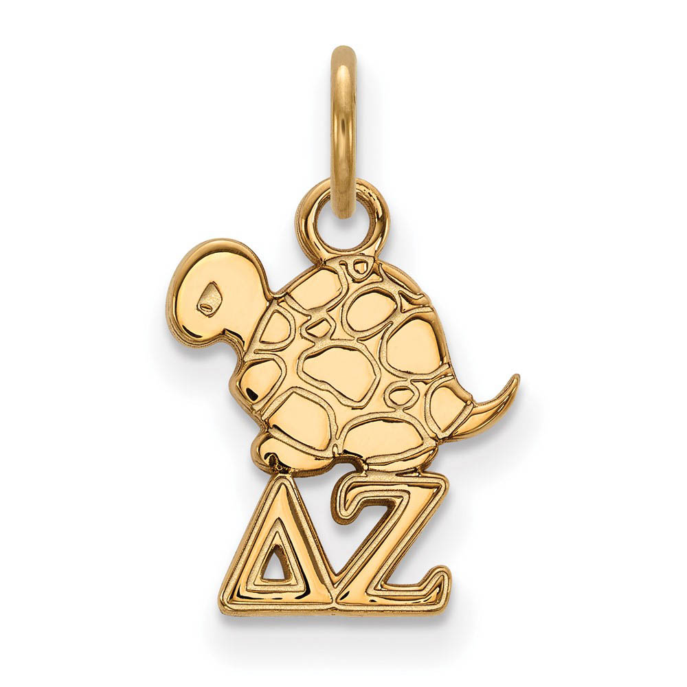 14K Gold Plated Silver Delta Zeta (Tiny) Charm or Pendant