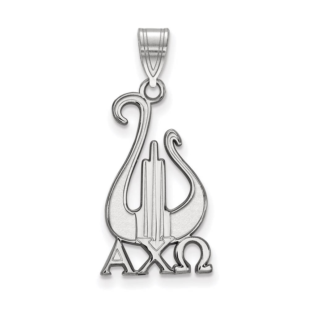 Sterling Silver Alpha Chi Omega Pendant