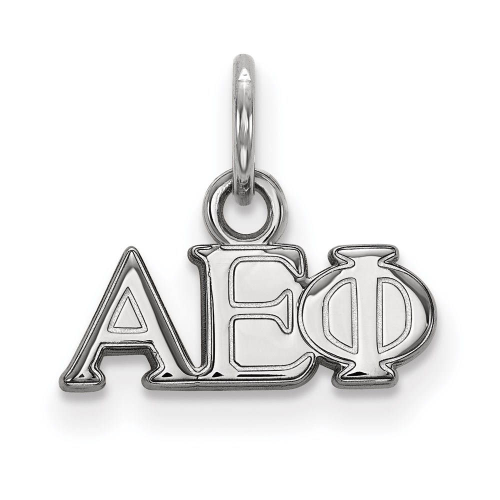 Sterling Silver Alpha Epsilon Phi (Tiny) Greek Letters Charm