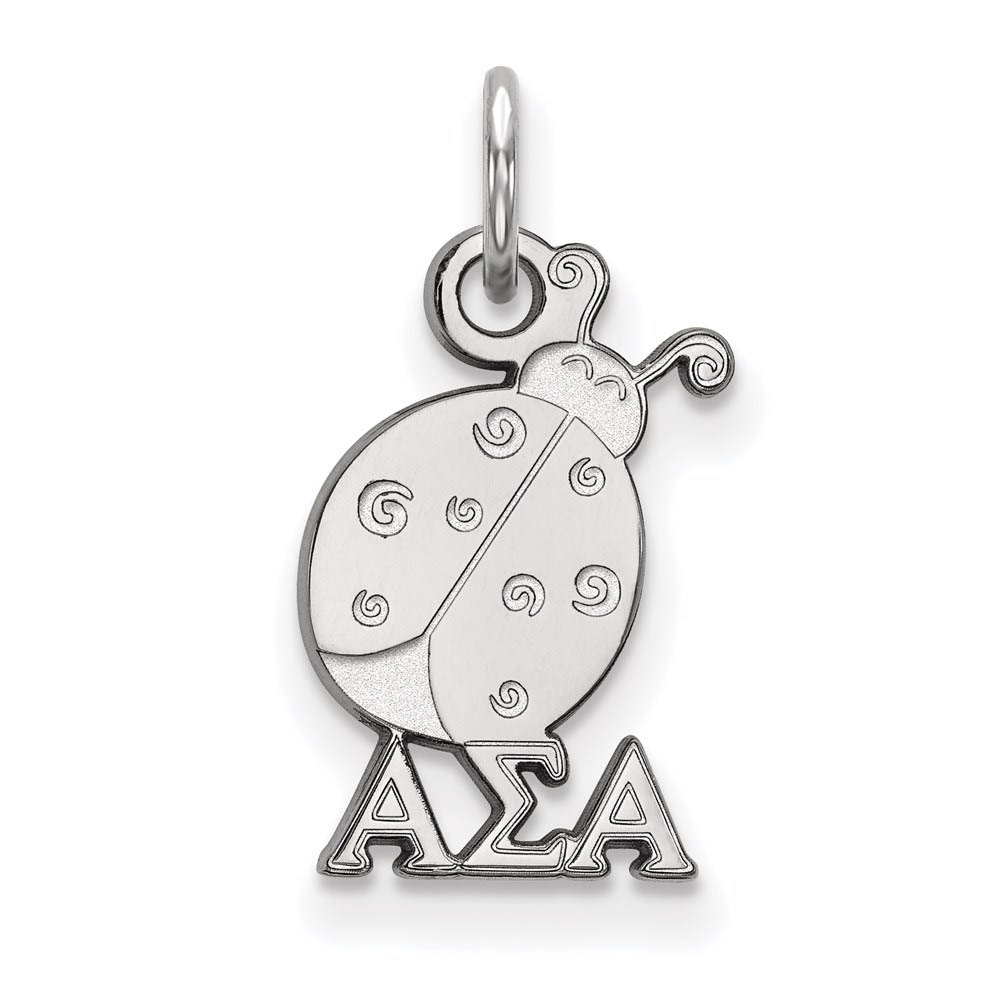Sterling Silver Alpha Sigma Alpha (Tiny) Charm or Pendant