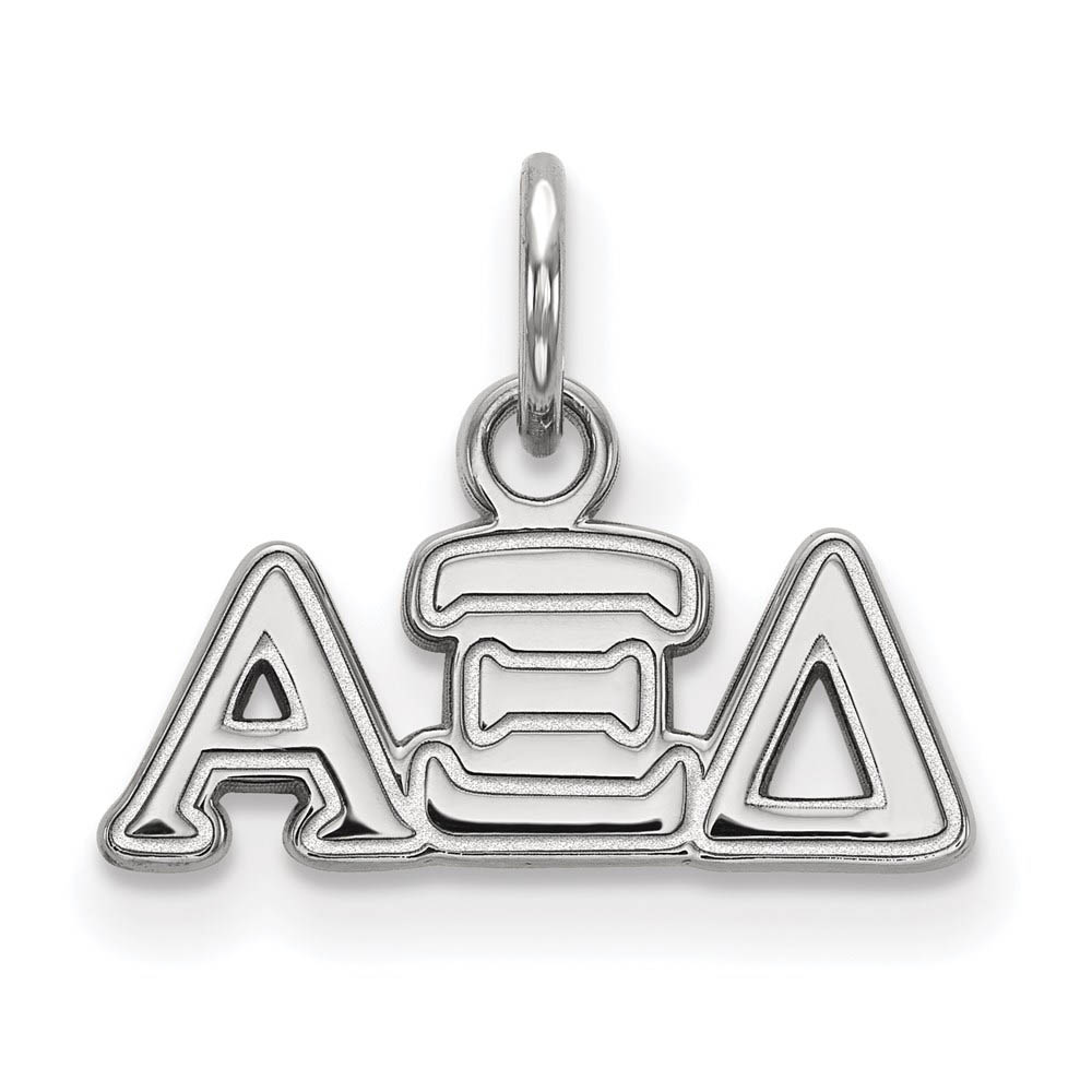 Sterling Silver Alpha Xi Delta (Tiny) Greek Letters Charm
