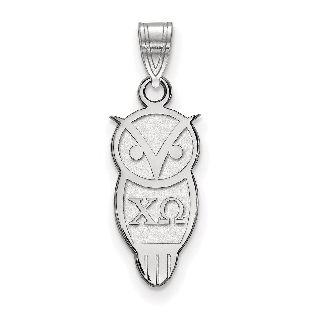 Sterling Silver Chi Omega Pendant