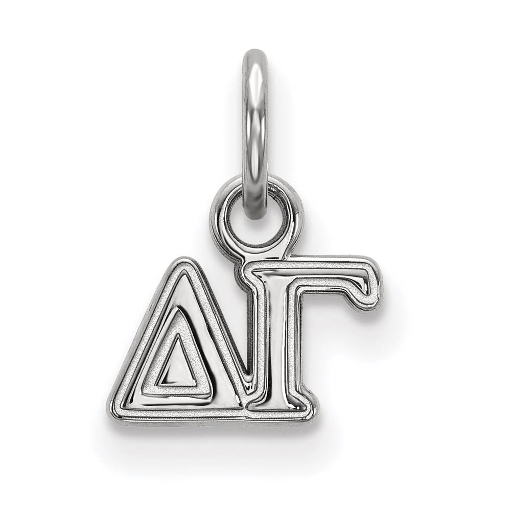 Sterling Silver Delta Gamma (Tiny) Greek Letters Charm