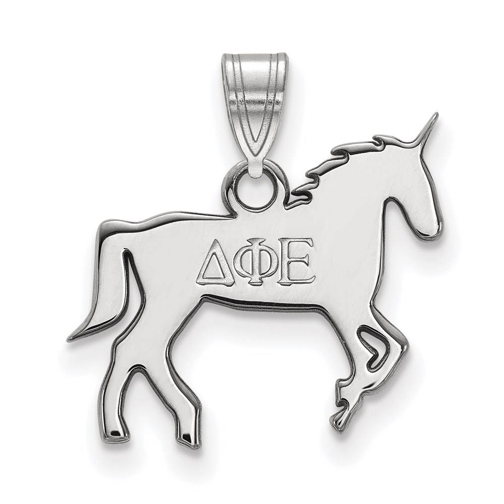 Sterling Silver Delta Phi Epsilon Pendant