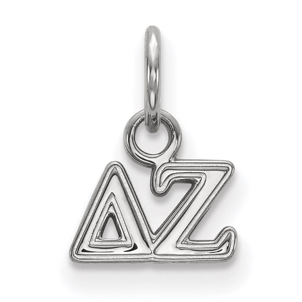 Sterling Silver Delta Zeta (Tiny) Greek Letters Charm