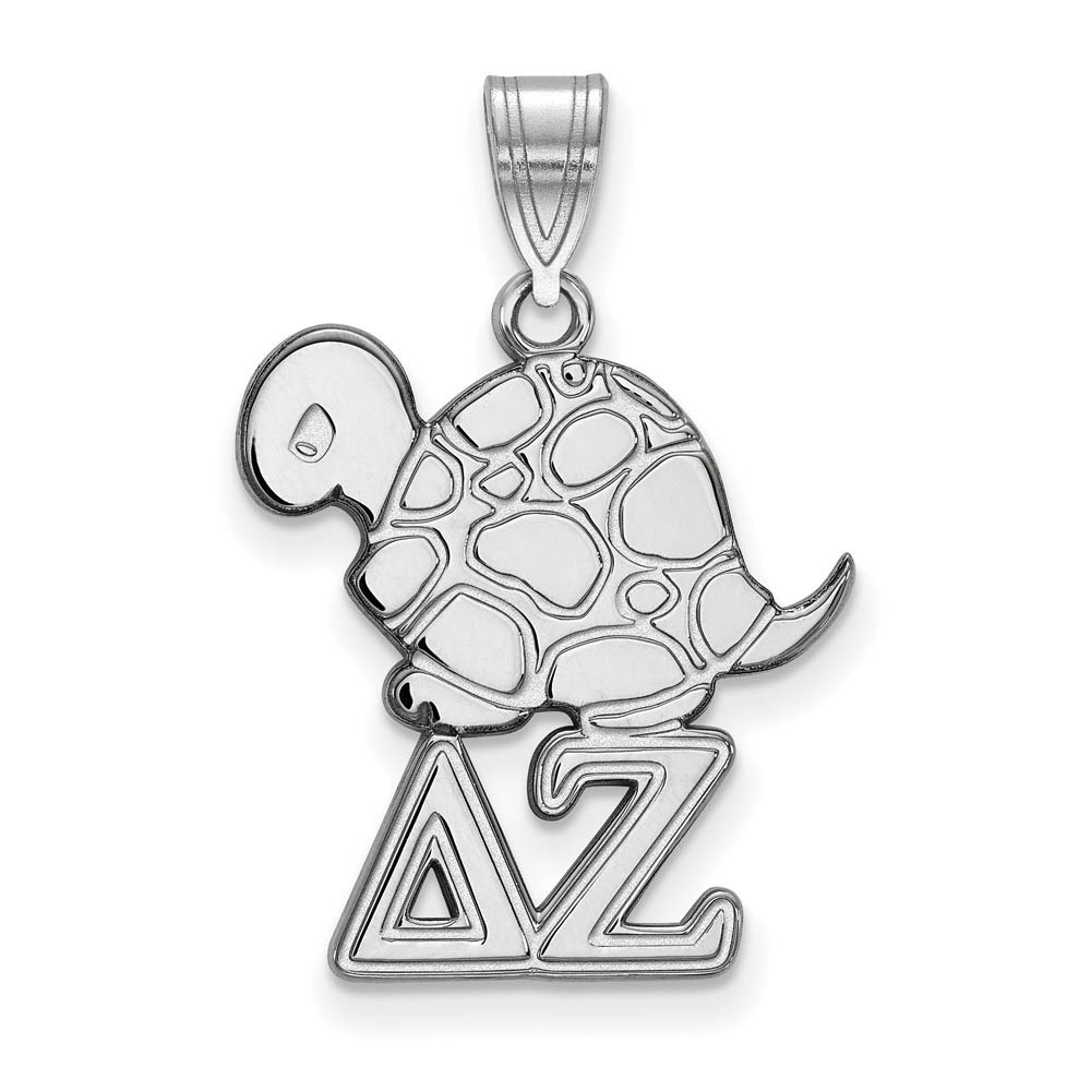 Sterling Silver Delta Zeta Pendant