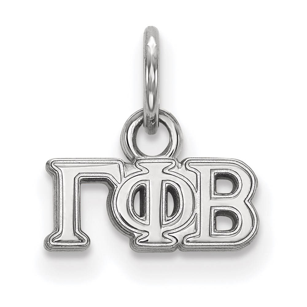 Sterling Silver Gamma Phi Beta (Tiny) Greek Letters Charm