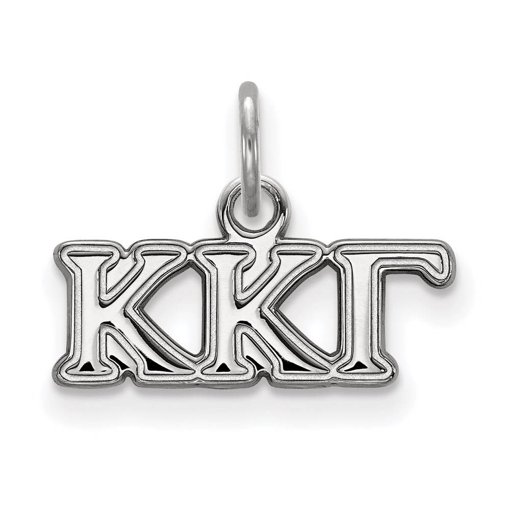 Sterling Silver Kappa Kappa Gamma (Tiny) Greek Letters Charm
